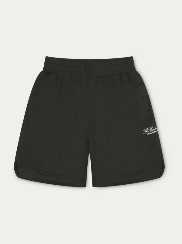 The Couture Club Shorts-Airtex Panelled Shorts