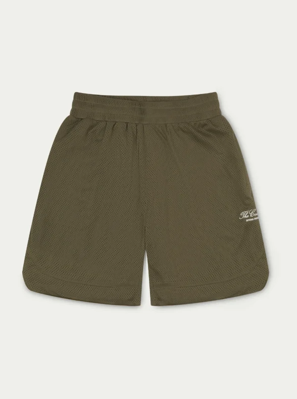The Couture Club Shorts-Airtex Panelled Shorts