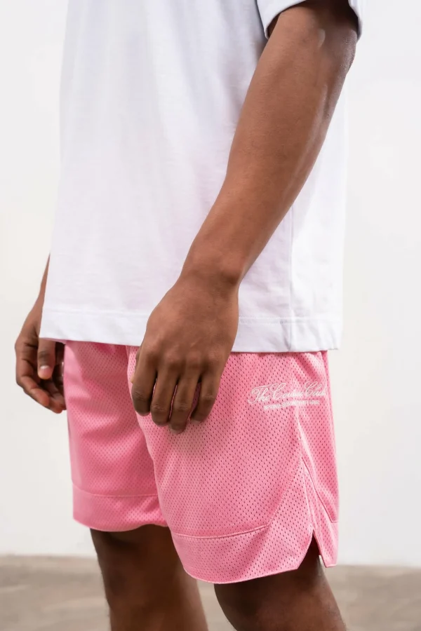 The Couture Club Shorts-Airtex Panelled Shorts