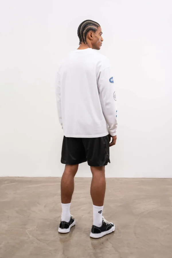 The Couture Club Shorts-Airtex Panelled Shorts