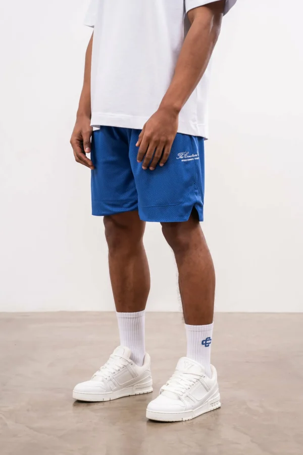 The Couture Club Shorts-Airtex Panelled Shorts