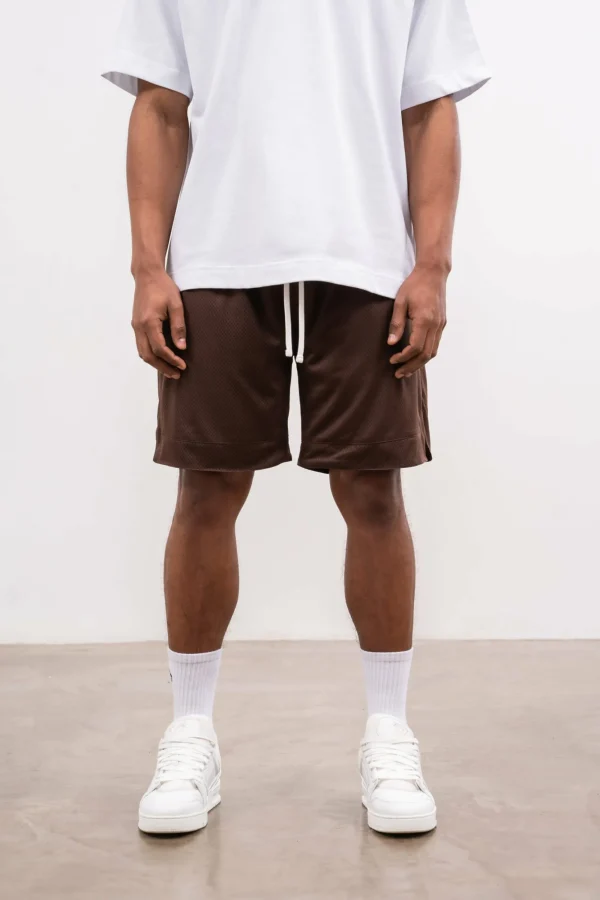 The Couture Club Shorts-Airtex Panelled Shorts