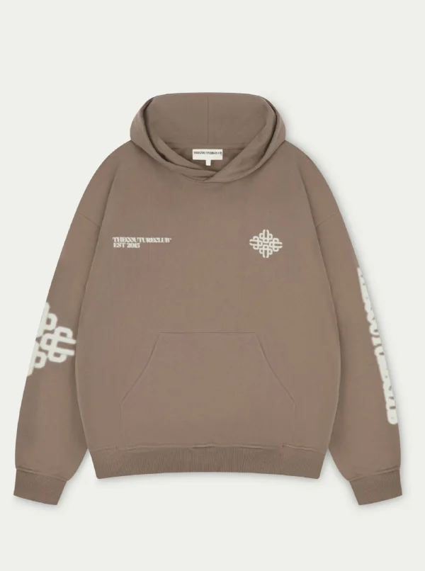 The Couture Club Hoodies-Blurred Emblem Graphic Hoodie