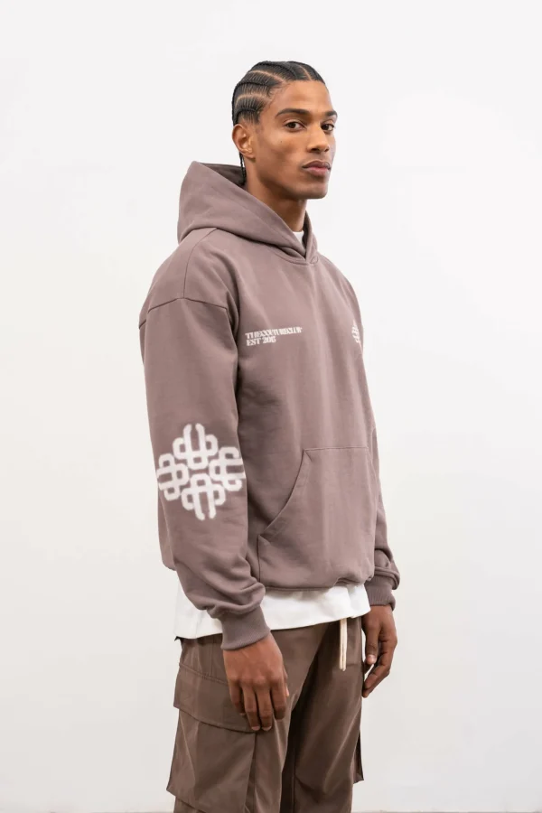 The Couture Club Hoodies-Blurred Emblem Graphic Hoodie
