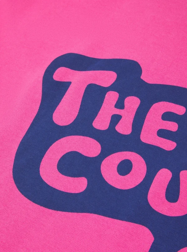 The Couture Club Tops-Bubble Logo Oversized T-Shirt