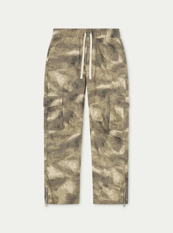 The Couture Club Cargo Pants-Camo Straight Leg Cargos