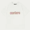 The Couture Club T-Shirts-Chain Stitch Cropped T-Shirt