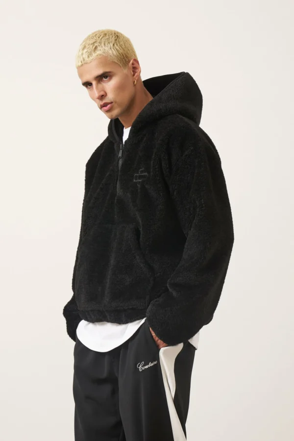 The Couture Club Hoodies-Compact Borg Hoodie