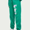 The Couture Club Joggers-Couture Bubble Oversized Joggers- Green