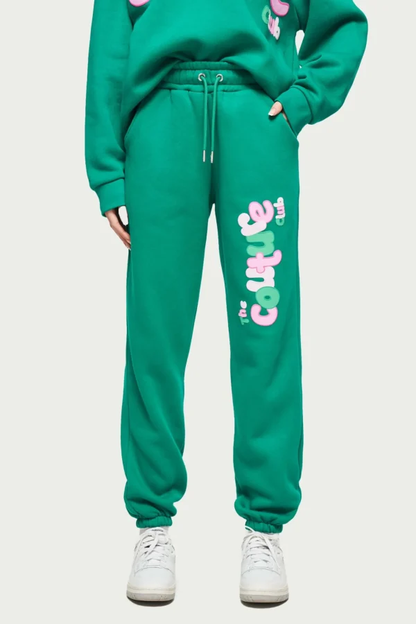 The Couture Club Joggers-Couture Bubble Oversized Joggers- Green