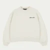 The Couture Club Tracksuits-Couture Script Puff Sleeve Crew