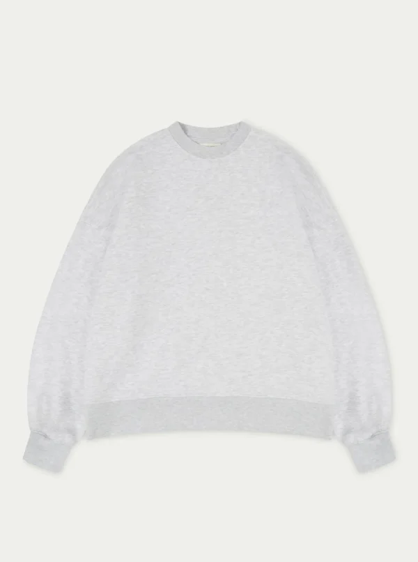 The Couture Club Sweatshirts-Couture Script Puff Sleeve Crew