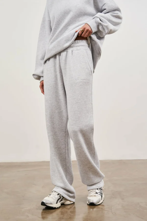The Couture Club Tracksuits-Couture Script Straight Leg Joggers