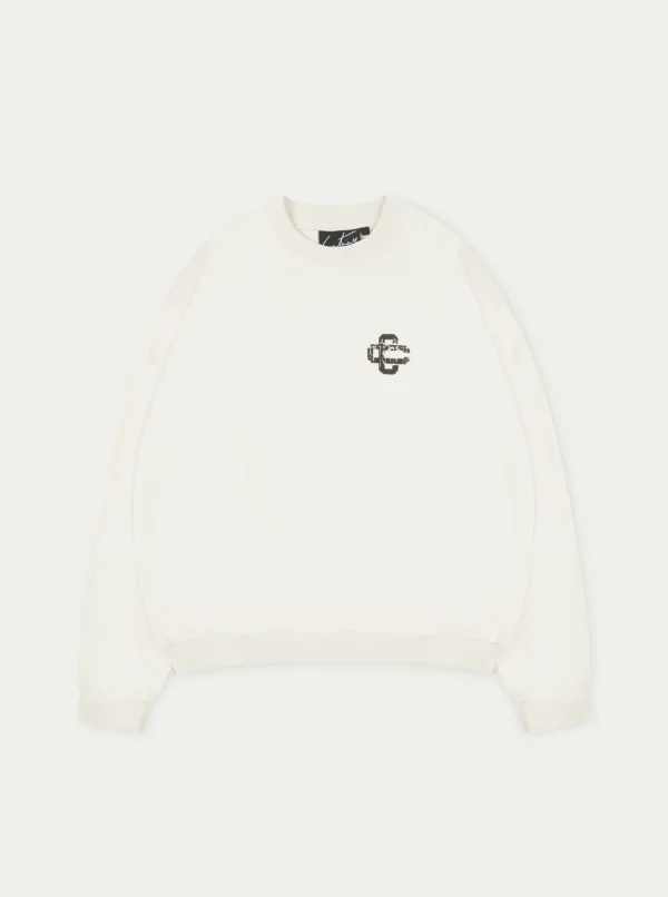 The Couture Club Sweatshirts-Cracked Emblem Sweatshirt
