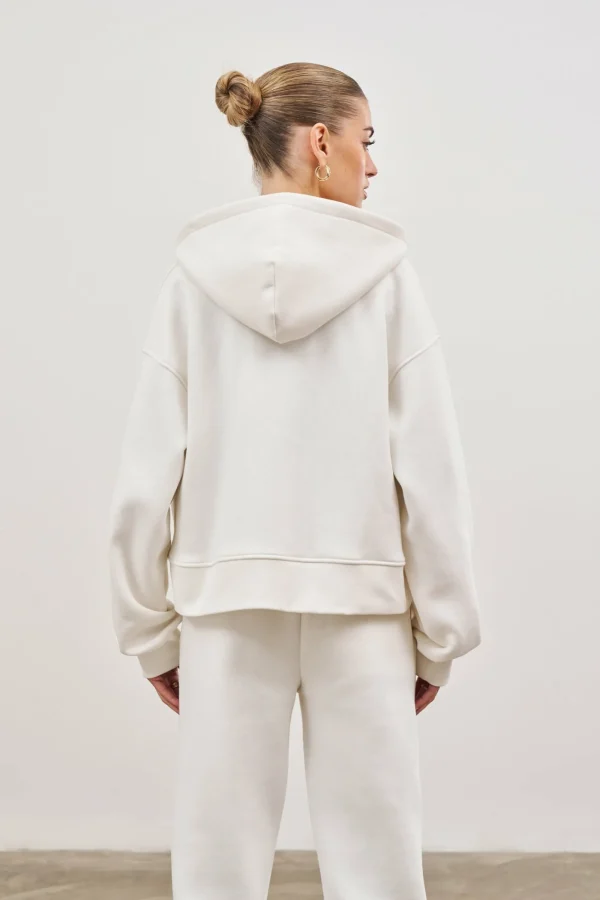 The Couture Club Tracksuits-Ctre Cropped Zip Through Hoodie