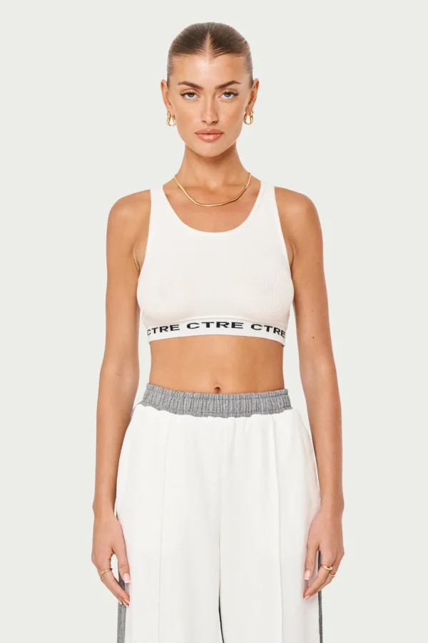 The Couture Club Tops-Ctre Knitted Vest Top