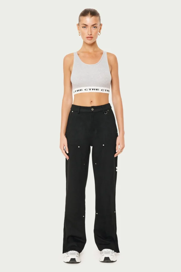 The Couture Club Tops-Ctre Knitted Vest Top