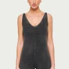 The Couture Club Unitards-Ctre Logo Scoop Neck Jumpsuit