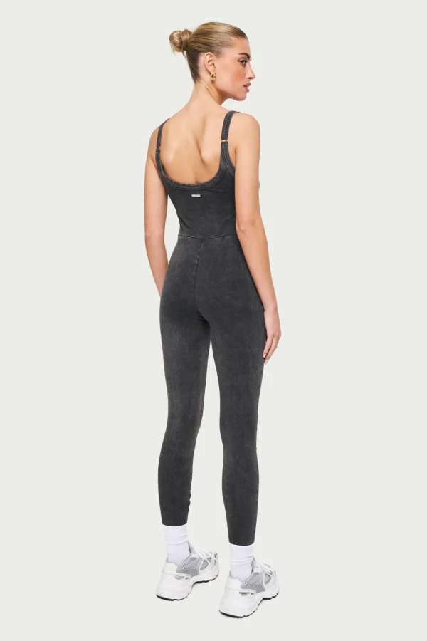 The Couture Club Unitards-Ctre Logo Scoop Neck Jumpsuit