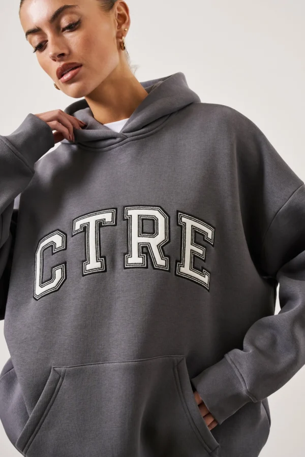 The Couture Club Hoodies-Ctre Oversized Hoodie