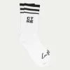 The Couture Club Socks-Ctre Stripe Sport Socks