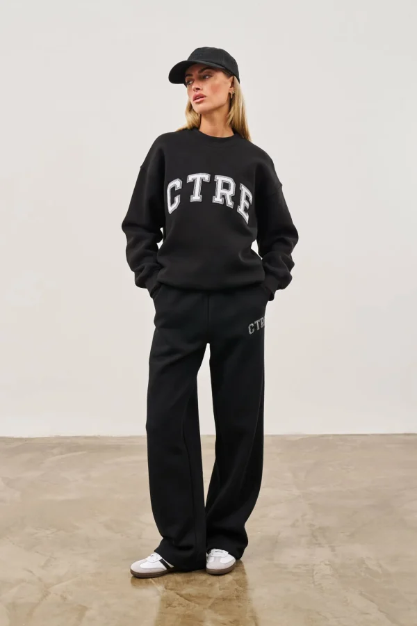 The Couture Club Tracksuits-Ctre Wide Leg Joggers