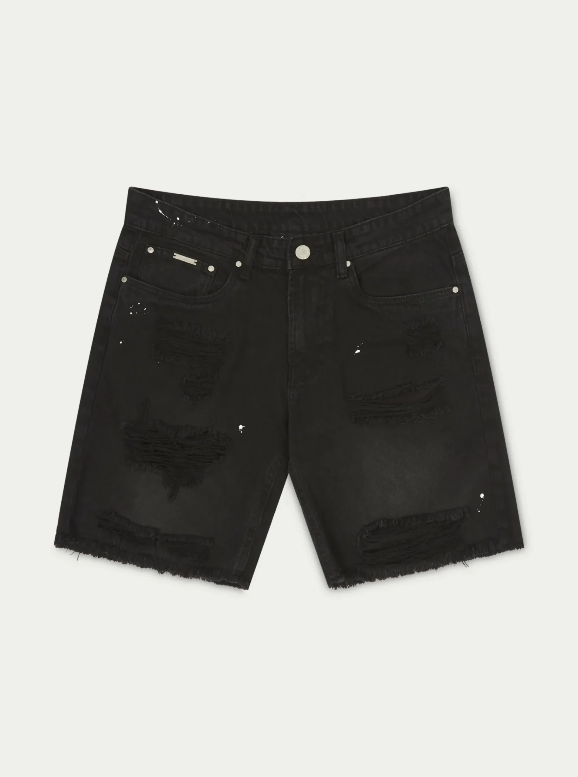 distressed_raw_hem_denim__0.webp The Couture Club Shorts-Distressed Raw Hem Denim Shorts