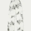 The Couture Club Bottoms-Draped Camo Oversized Cargos