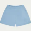 The Couture Club Shorts-Emblem Embossed Shorts