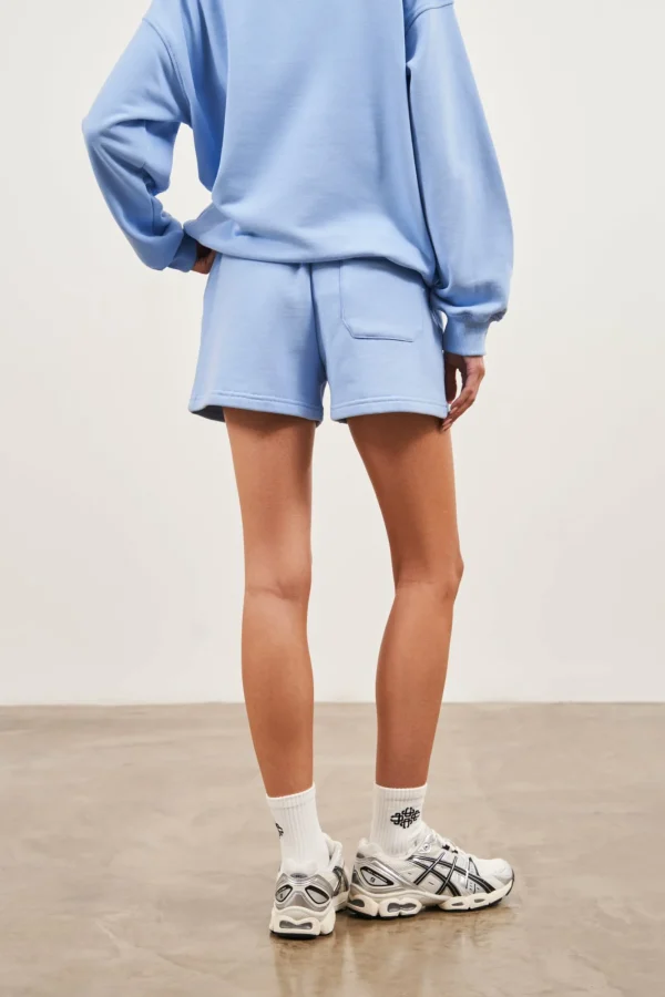 The Couture Club Shorts-Emblem Embossed Shorts