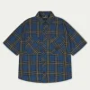 The Couture Club Shirts-Emblem Flannel Overshirt