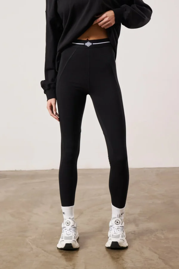 The Couture Club Leggings-Emblem Jersey Leggings