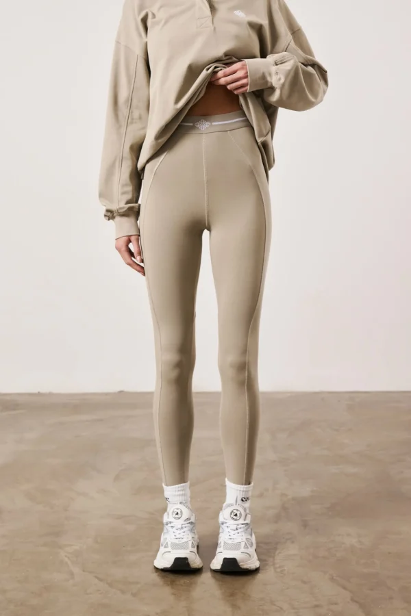 The Couture Club Leggings-Emblem Jersey Leggings