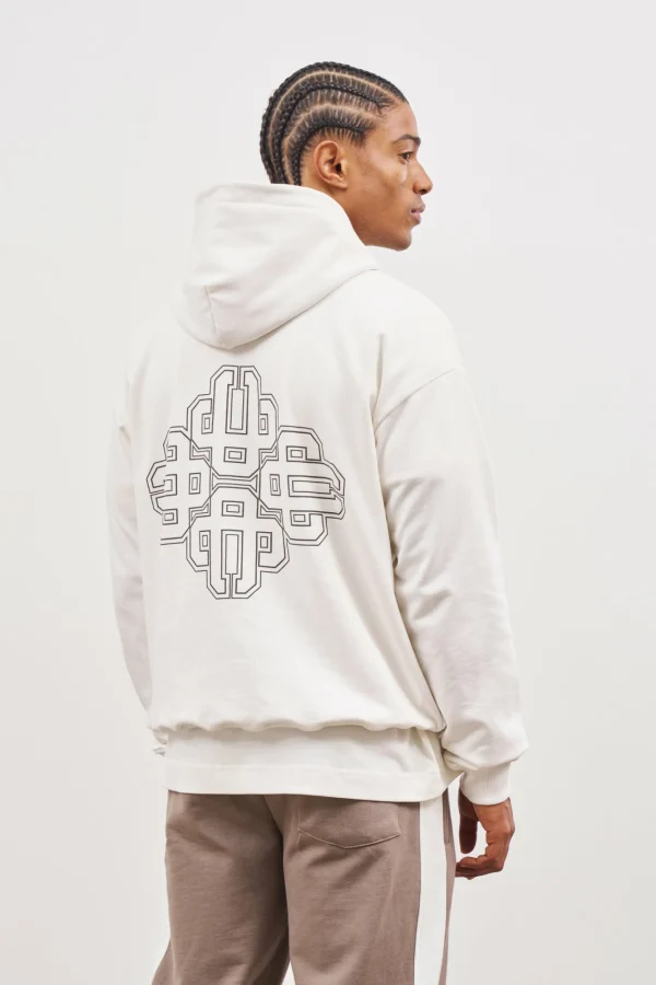 The Couture Club Hoodies-Emblem Outline Hoodie