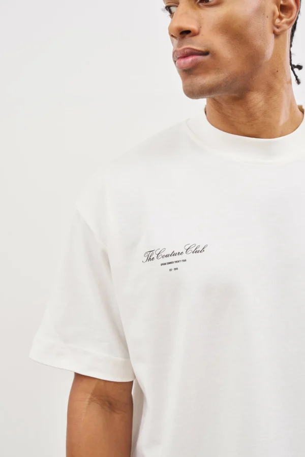 The Couture Club T-Shirts-Emblem Outline T-Shirt