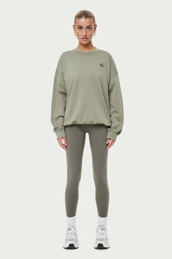 The Couture Club Co-Ords & Sets-Emblem Oversized Sweatshirt