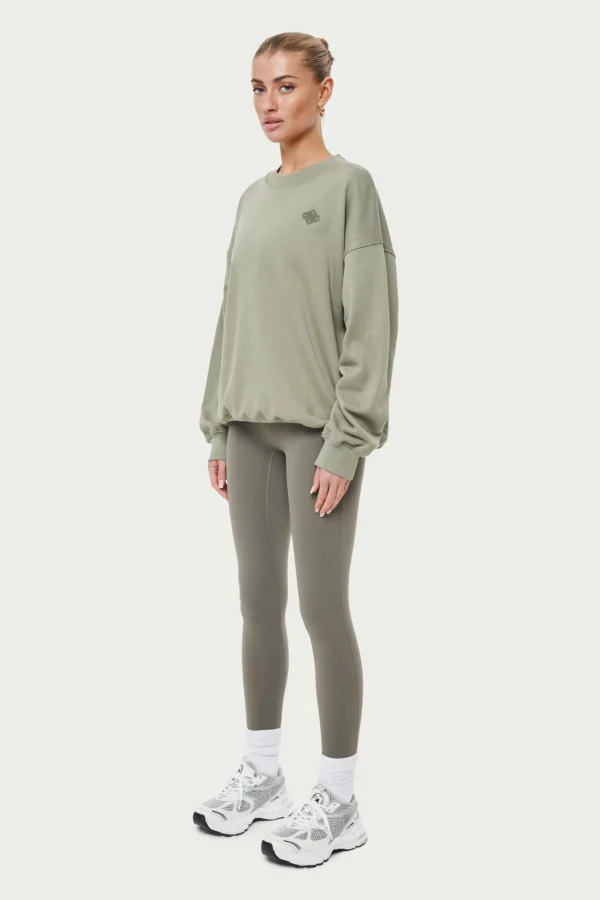 The Couture Club Co-Ords & Sets-Emblem Oversized Sweatshirt