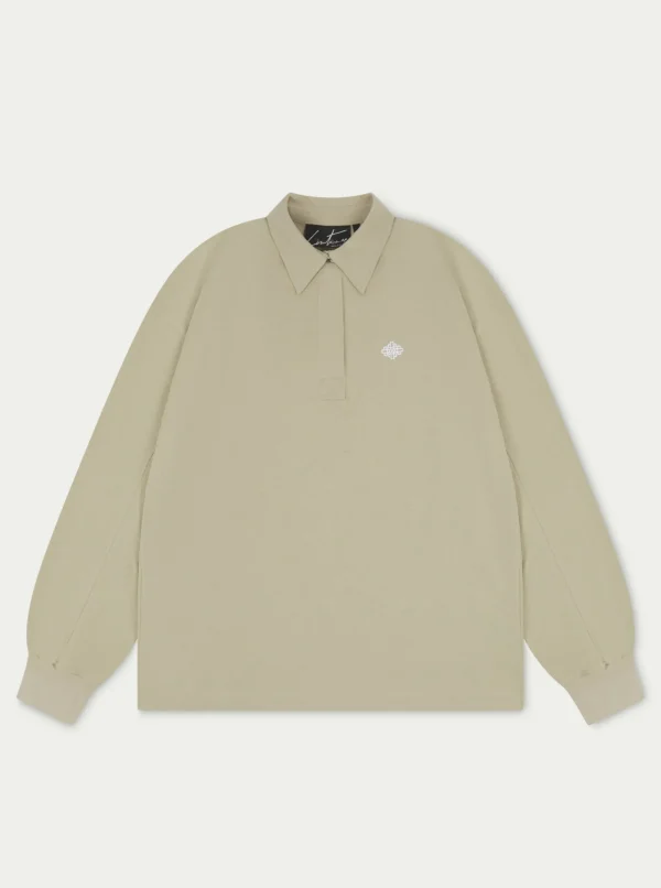 The Couture Club Tops-Emblem Polo Shirt