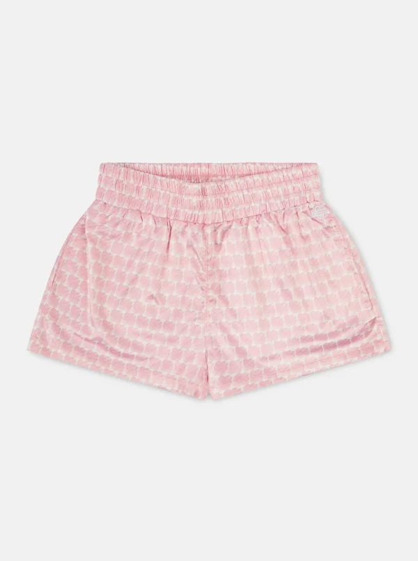 The Couture Club Co-Ords & Sets-Emblem Printed Resort Shorts