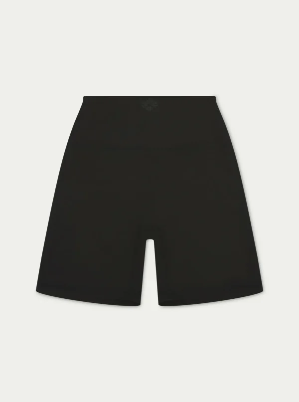 The Couture Club Shorts-Emblem Sculpting Cycling Short- Black