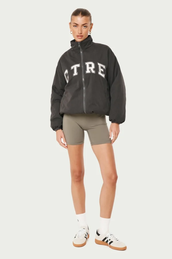 The Couture Club Shorts-Emblem Sculpting Cycling Short- Khaki