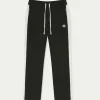 The Couture Club Bottoms-Emblem Side Panel Split Hem Joggers