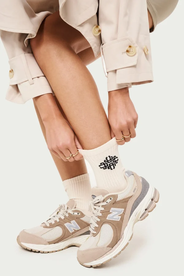 The Couture Club Socks-Emblem Sport Sock