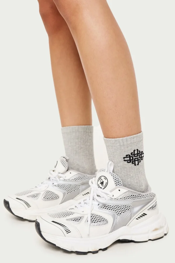 The Couture Club Socks-Emblem Sport Sock