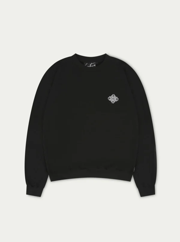 The Couture Club Tracksuits-Embroidery Emblem Sweatshirt
