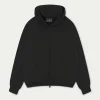 The Couture Club Hoodies-Everyday Washed Relaxed Zip Through Hoodie