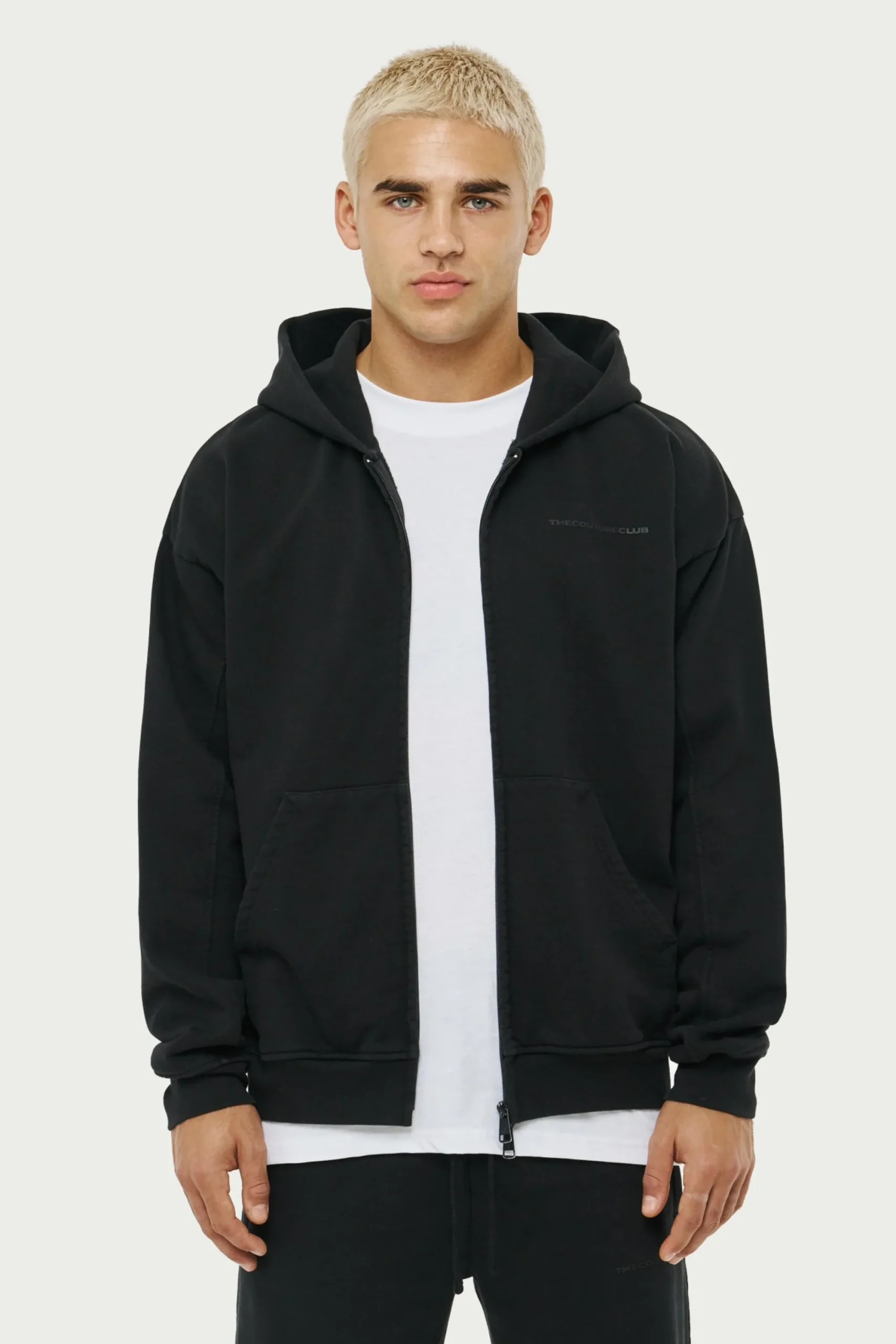 everyday_washed_relaxed_z_1-1.webp The Couture Club Hoodies-Everyday Washed Relaxed Zip Through Hoodie