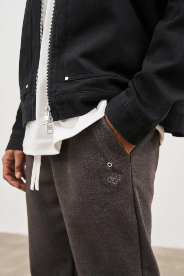 The Couture Club Bottoms-Eyelet Detail Straight Leg Jogger