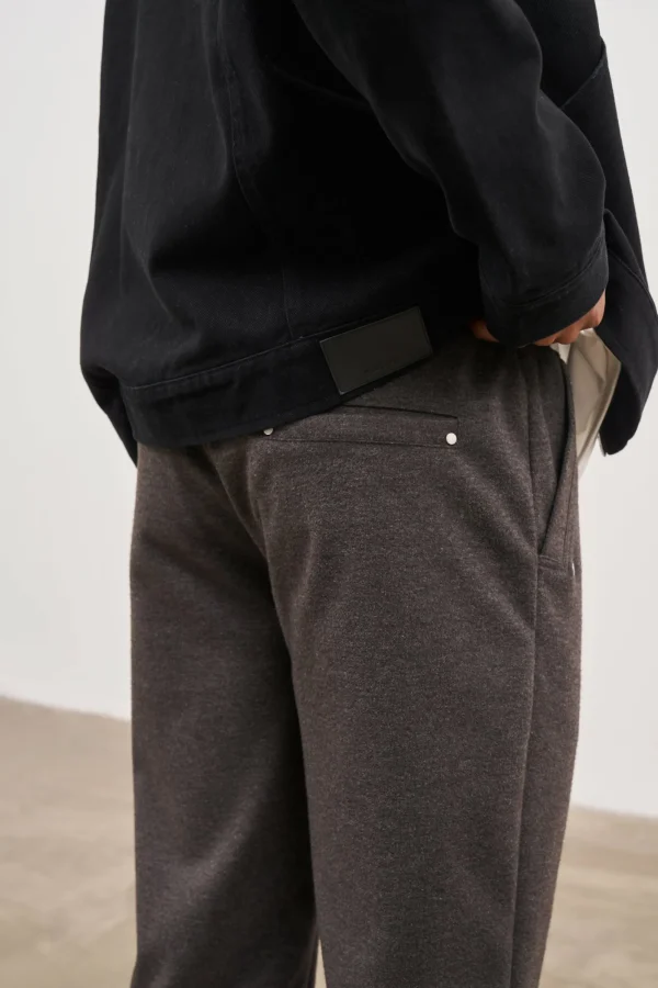 The Couture Club Bottoms-Eyelet Detail Straight Leg Jogger