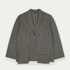 The Couture Club Coats & Jackets-Four Pocket Blazer Jacket
